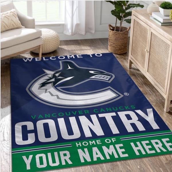 Vancouver Canucks Personal NHL Area Rug Carpet Sport Living Room Rug