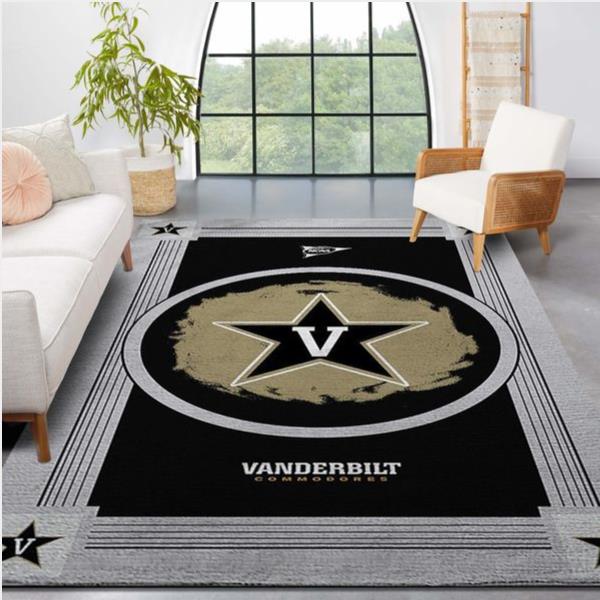 Vanderbilt Commodores NCAA Team Logo Nice Gift Home Decor Rectangle Area Rug