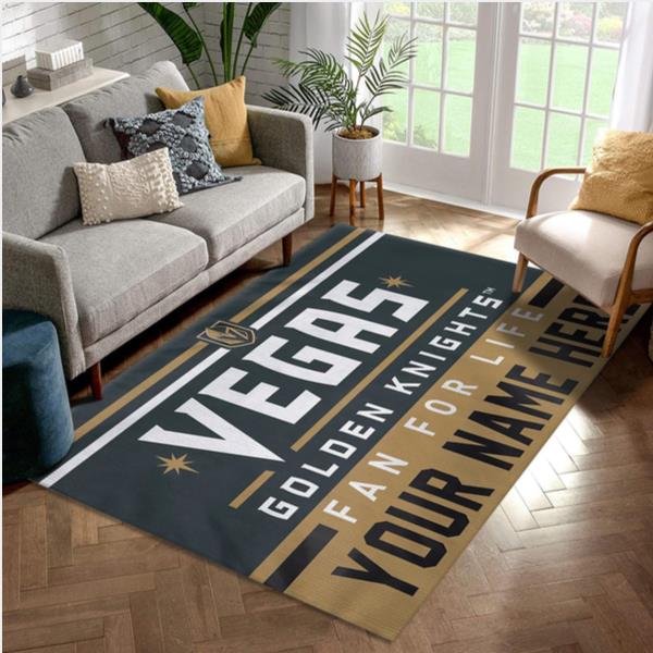 Vegas Golden Knights Personal NHL Area Rug Carpet Sport Living Room Rug