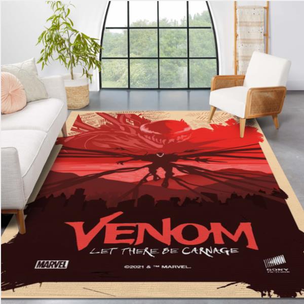 Venom Movie Rug Area Rug Bedroom Rug Home Decor Floor Decor