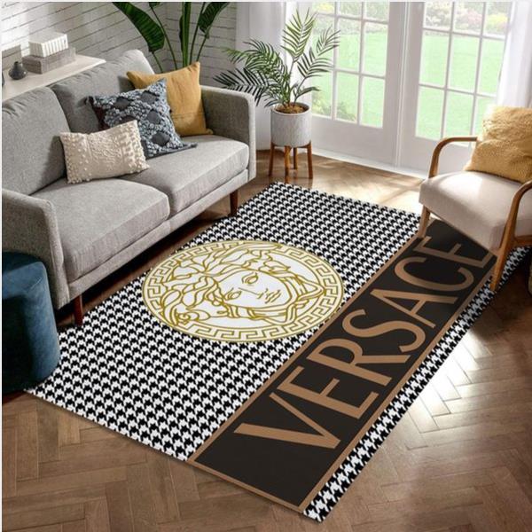 Versace Fashion Brand Area Rug - Luxury Living Room Carpet Local Brands Floor Decor The Us Decor