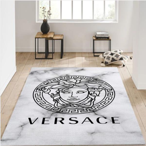 Versace Rectangle Rug Living Room Rug Christmas Gift Us Decor