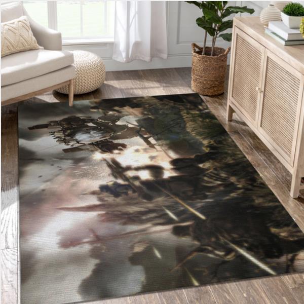 Warface Gaming Area Rug Living Room Rug