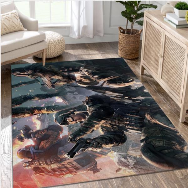 Warface Video Game Area Rug Area Bedroom Rug