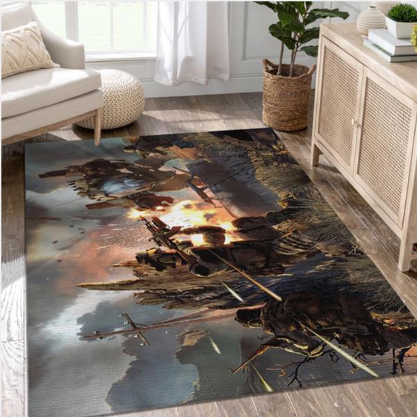 Warface Video Game Area Rug For Christmas Bedroom Rug