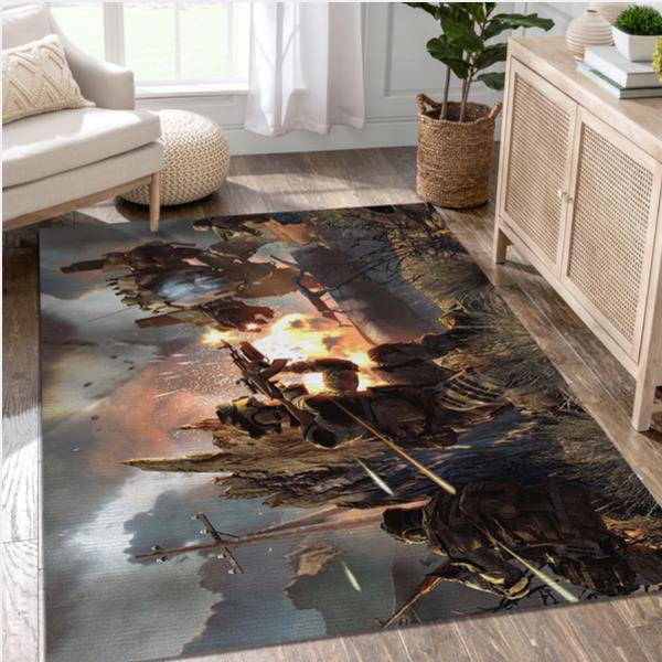 Warface Video Game Area Rug For Christmas Living Room Rug