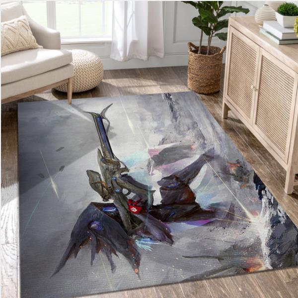 Warframe Video Game Area Rug For Christmas Living Room Rug