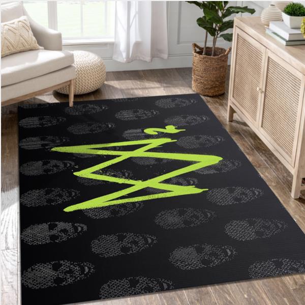 Watch Dogs 2 Video Game Area Rug For Christmas Living Room Rug