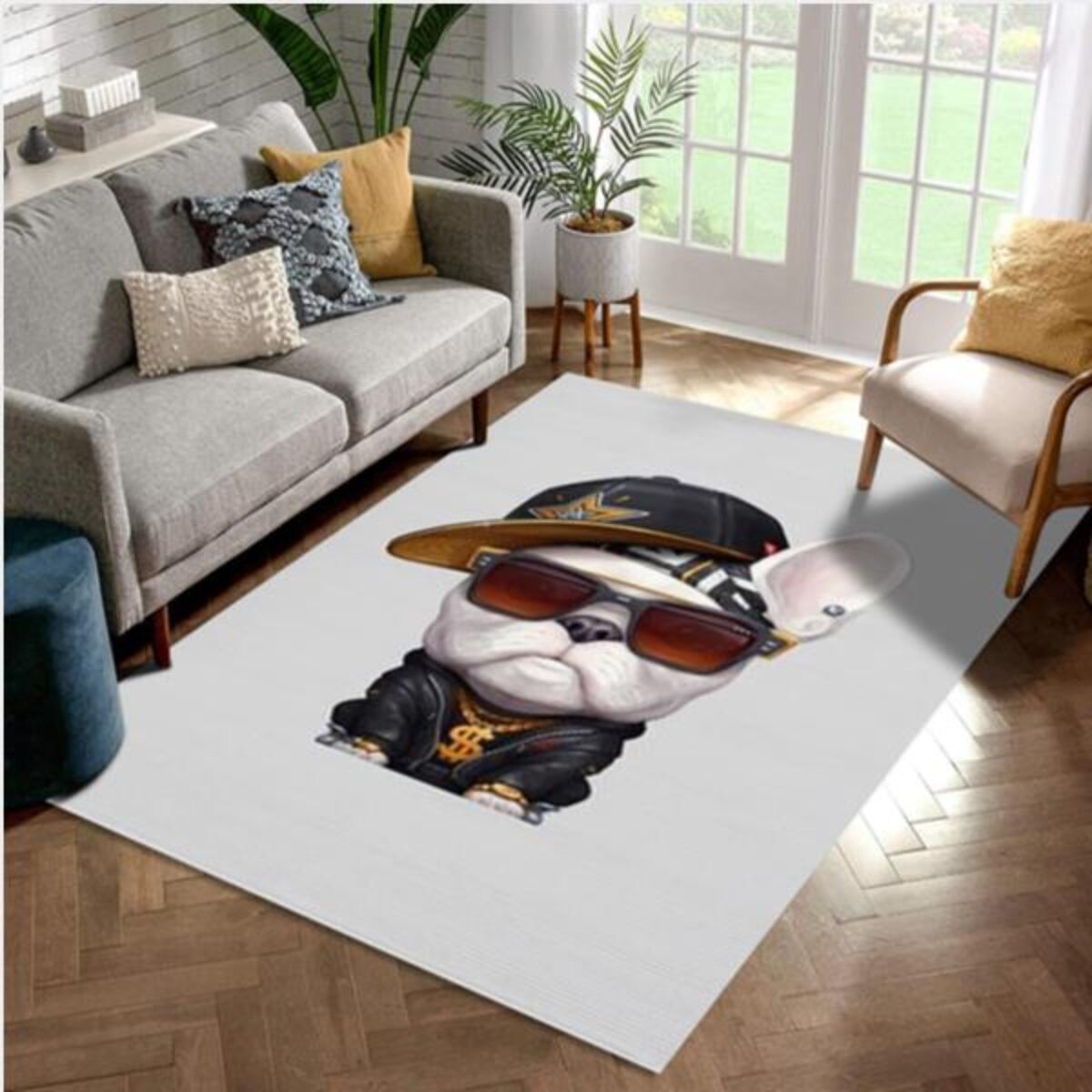 https://petorugs.com/wp-content/uploads/2023/06/White-Frenchie-Dog-Hip-Hop-Area-Rug-Kitchen-Rug-US-Gift-Decor-1200x1200.jpg