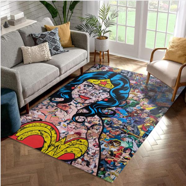 Wonder Woman Rug Living Room Rug   Floor Decor