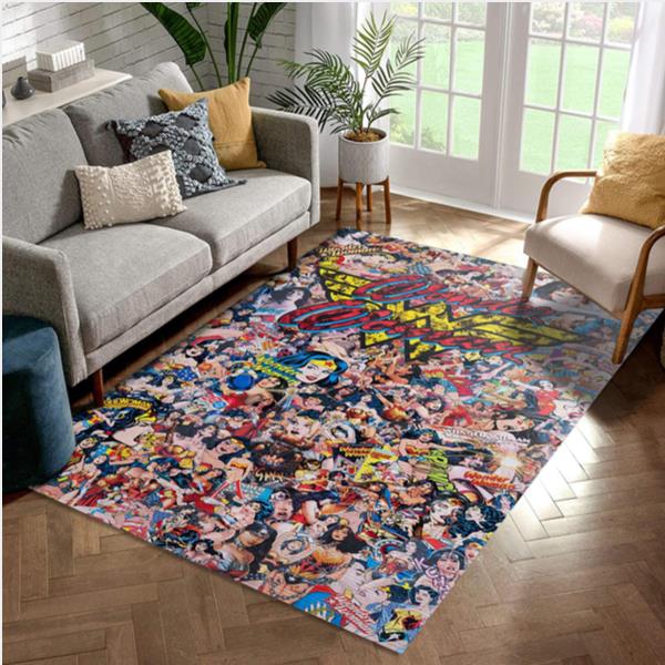 Wonder Woman V1 Movie Area Rug Living Room Rug   Carpet Floor Decor