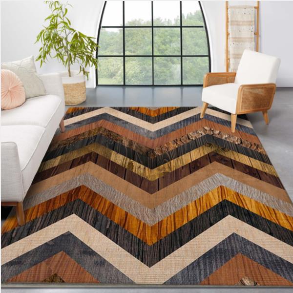 Wooden Texture Pattern 2 Area Rug For Christmas Gift for fans Family Gift US Decor
