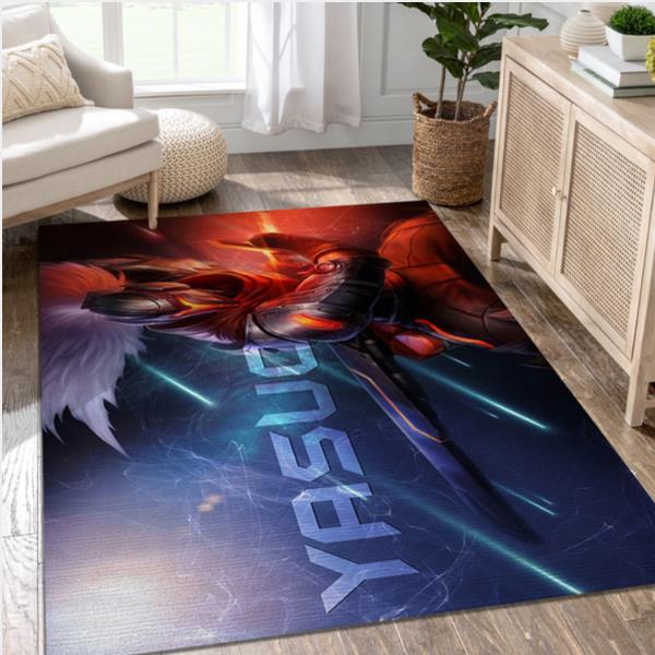 Yasuo League Of Legends Video Game Area Rug For Christmas Bedroom Rug