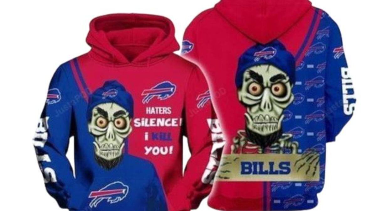 Buffalo Bills America Flag Pattern 3D Hoodie All Over Print - T