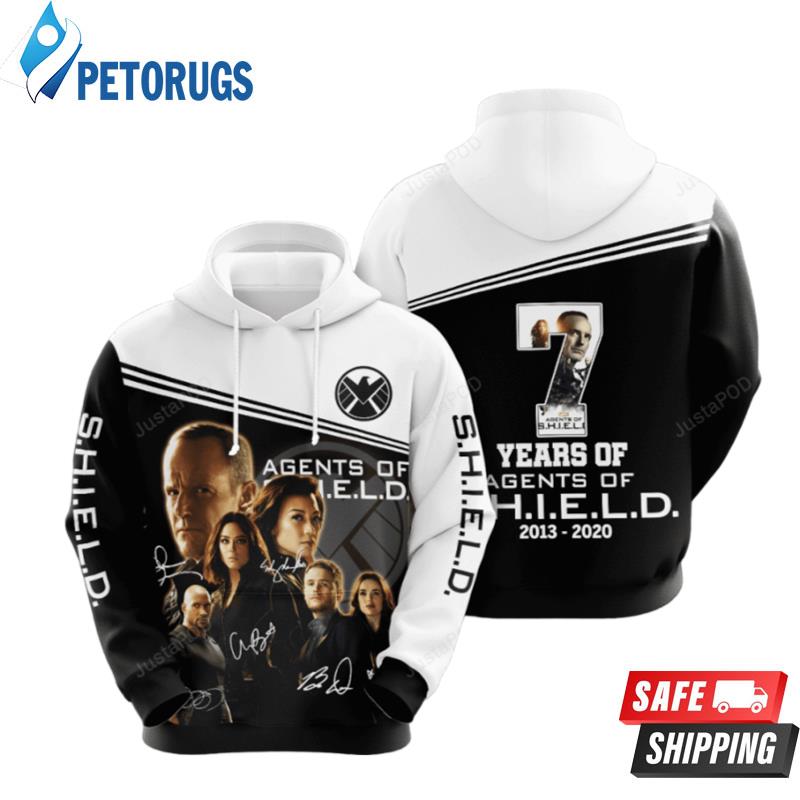 Agents Of Shild Movie Character Anniversary 7 Years 2020 3D Hoodie