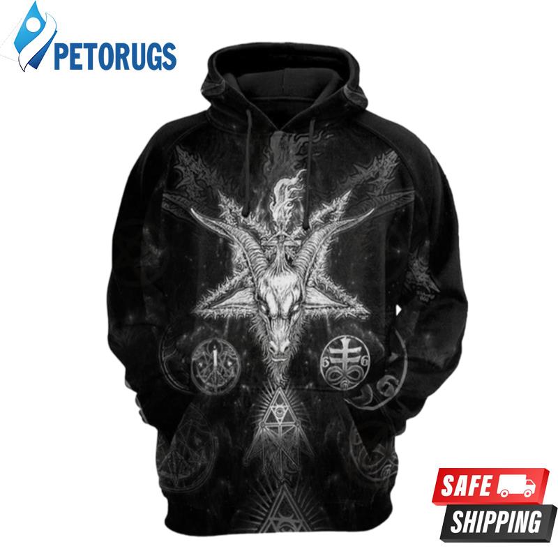 All Over Satanic 3D Hoodie