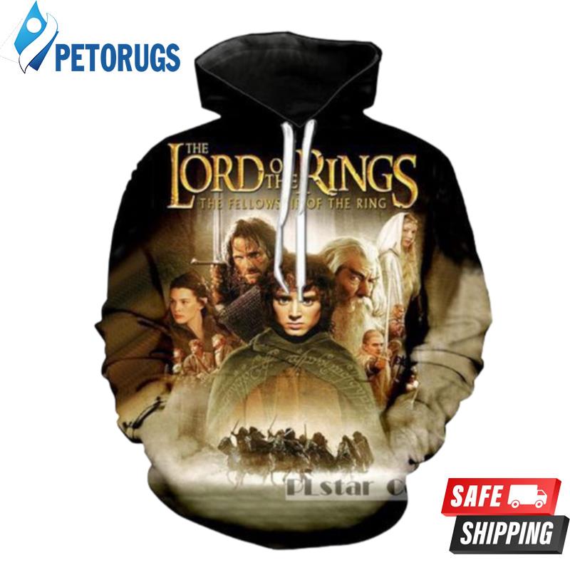 Amazing Lord Of The Rings 3D Hoodie