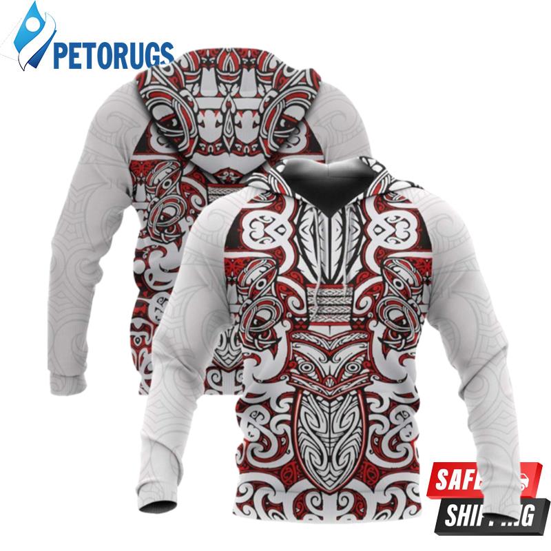 Aotearoa Maori Moko 3D Hoodie