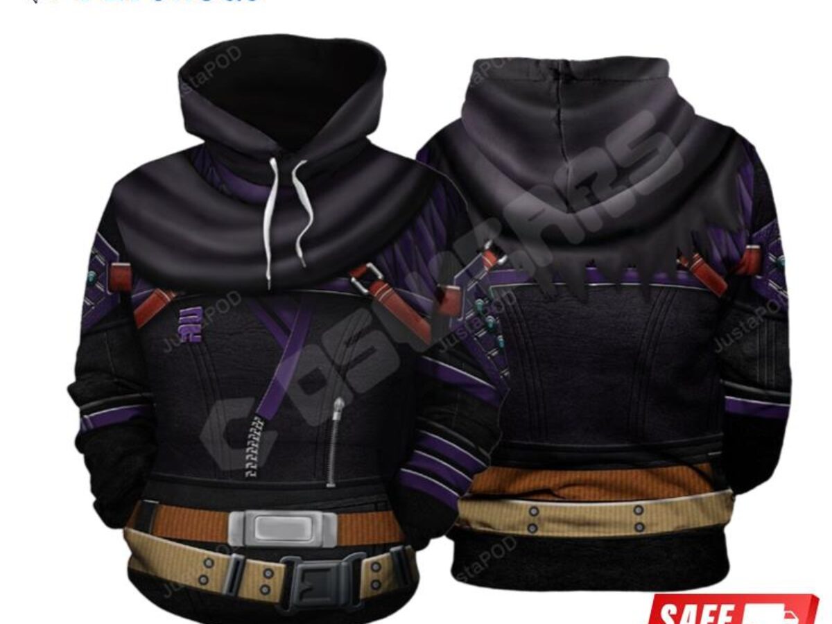 Apex Legends Wraith Inspired 3D Hoodie - Peto Rugs