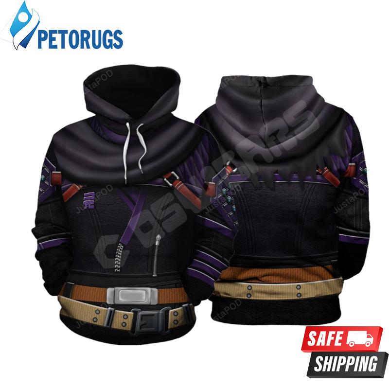 Apex Legends Wraith Inspired 3D Hoodie