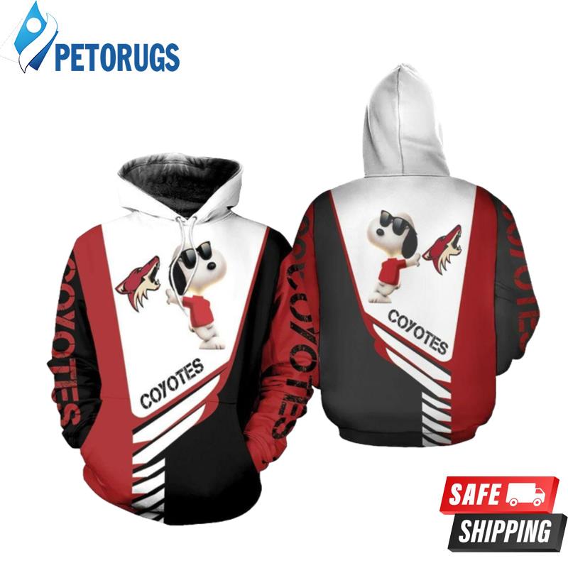 Arizona Coyotes Snoopy For Lover 3D Hoodie