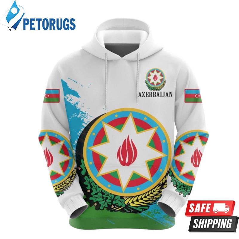 Azerbaijan 3D Hoodie