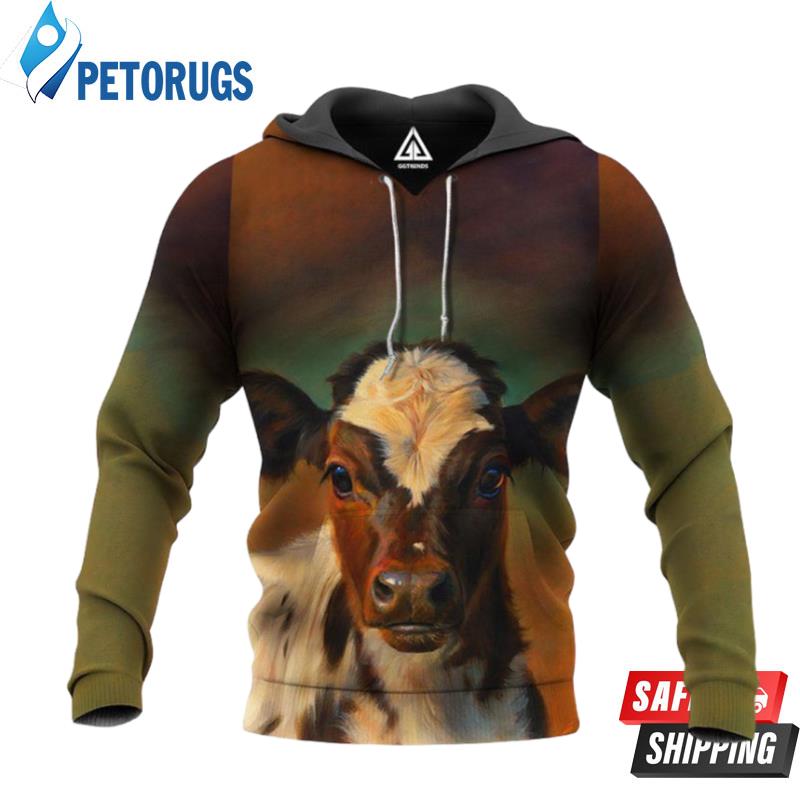 Baby Cow 3D Hoodie