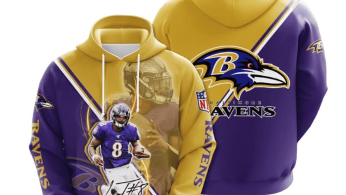 Personalized Baltimore Ravens Custom Name 3D Hoodie - Peto Rugs