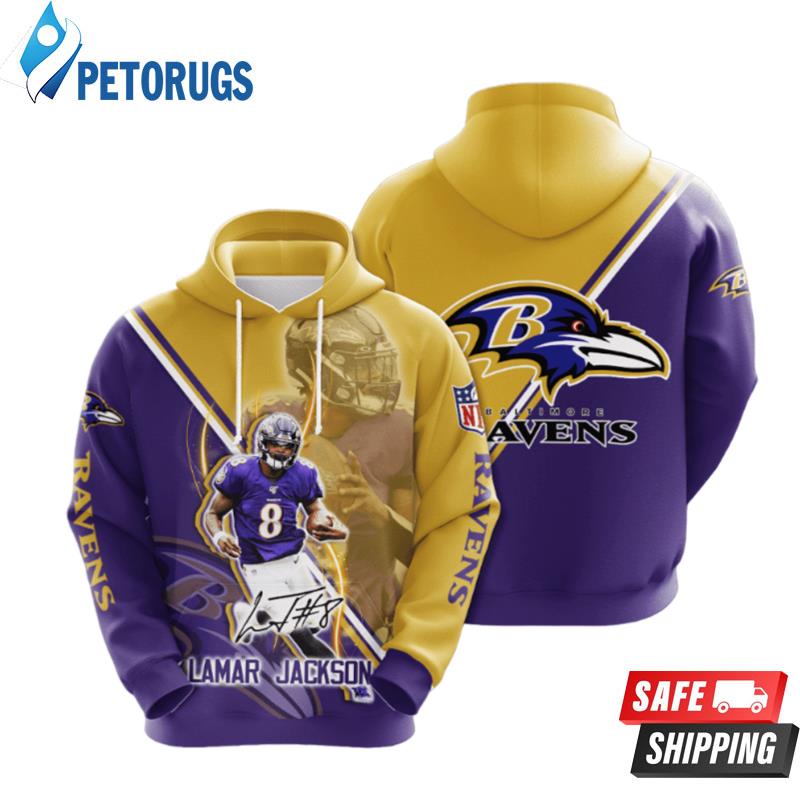 Lamar Jackson Hoodie, Baltimore Football Men's Hoodie