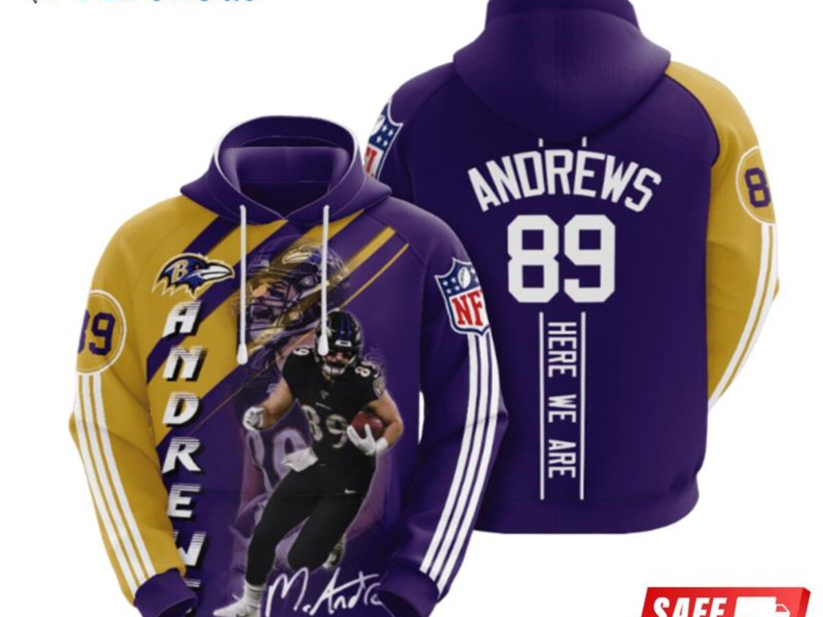 Mark Andrews Baltimore Ravens Black Custom Jersey