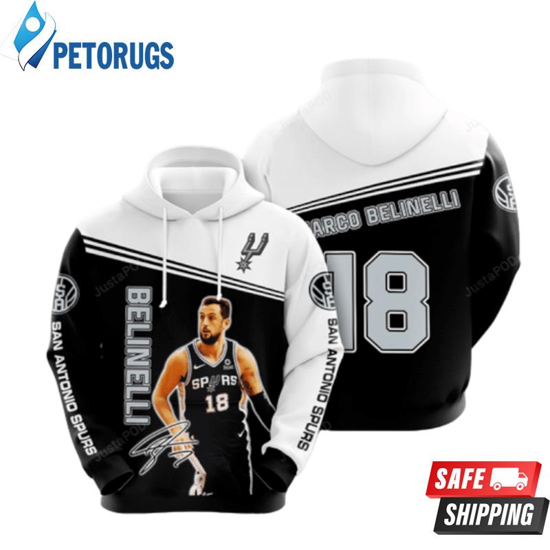 Belimelli San Antonio Spurs 3D Hoodie