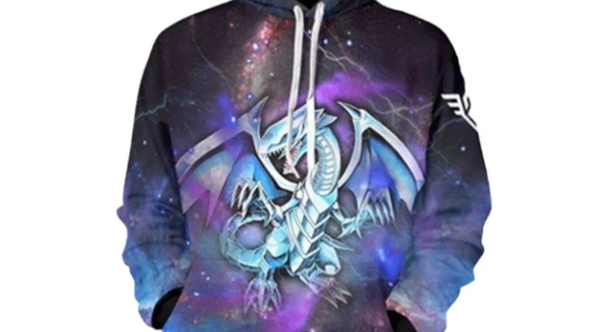 Blue eyes outlet white dragon hoodie