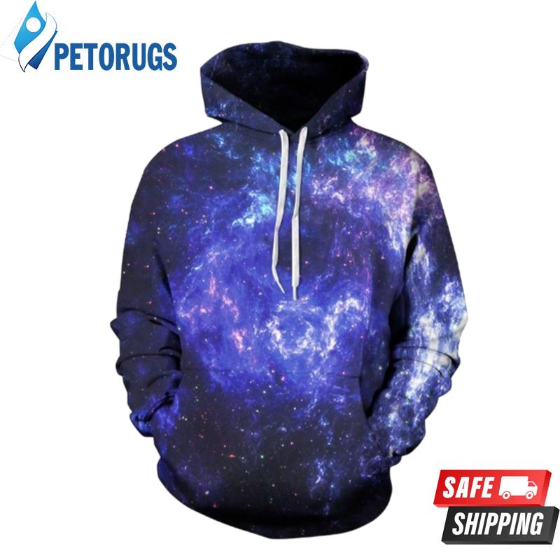 Blue Starry Sky 3D Hoodie