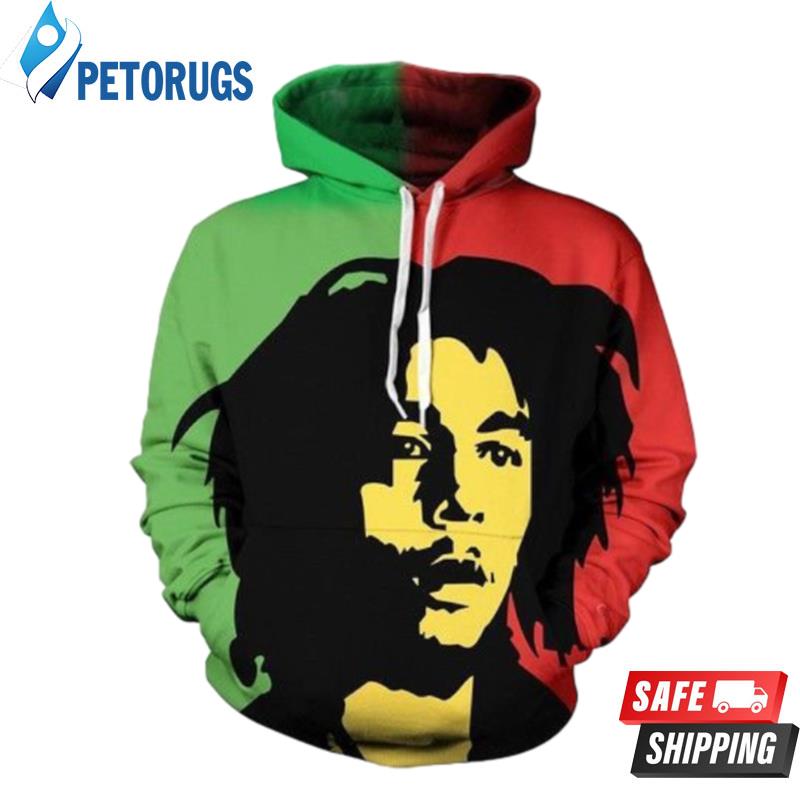 Bob Marley 3D Hoodie