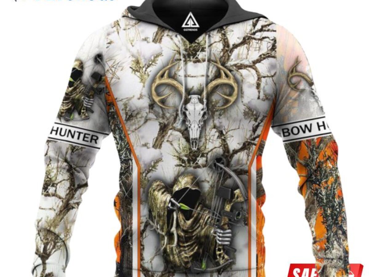 Bow Hunting Winter 3D Hoodie - Peto Rugs