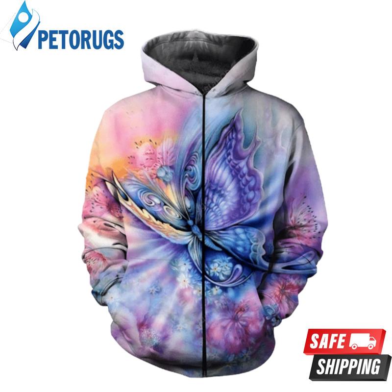 Butterfly Up 3D Hoodie