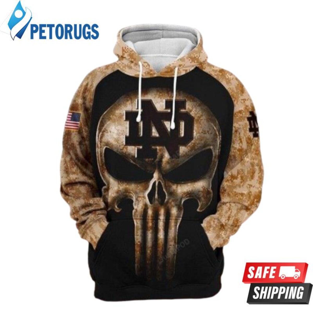 Dallas Cowboys Nfl Football Camouflage Flag American 3d Hoodie - T-shirts  Low Price