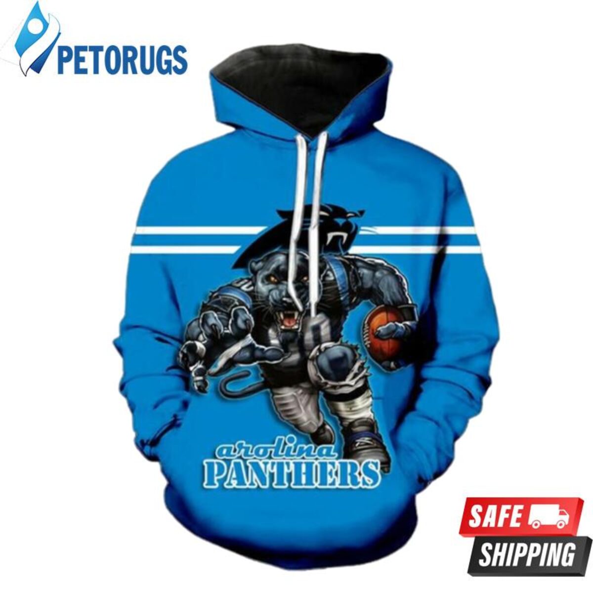 Carolina Panthers Luke Kuechly 3D Hoodie - Peto Rugs