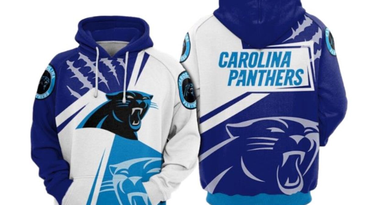 Carolina Panthers Nfl Football Blue White Carolina Panthers Carolina  Panthers 3D Hoodie