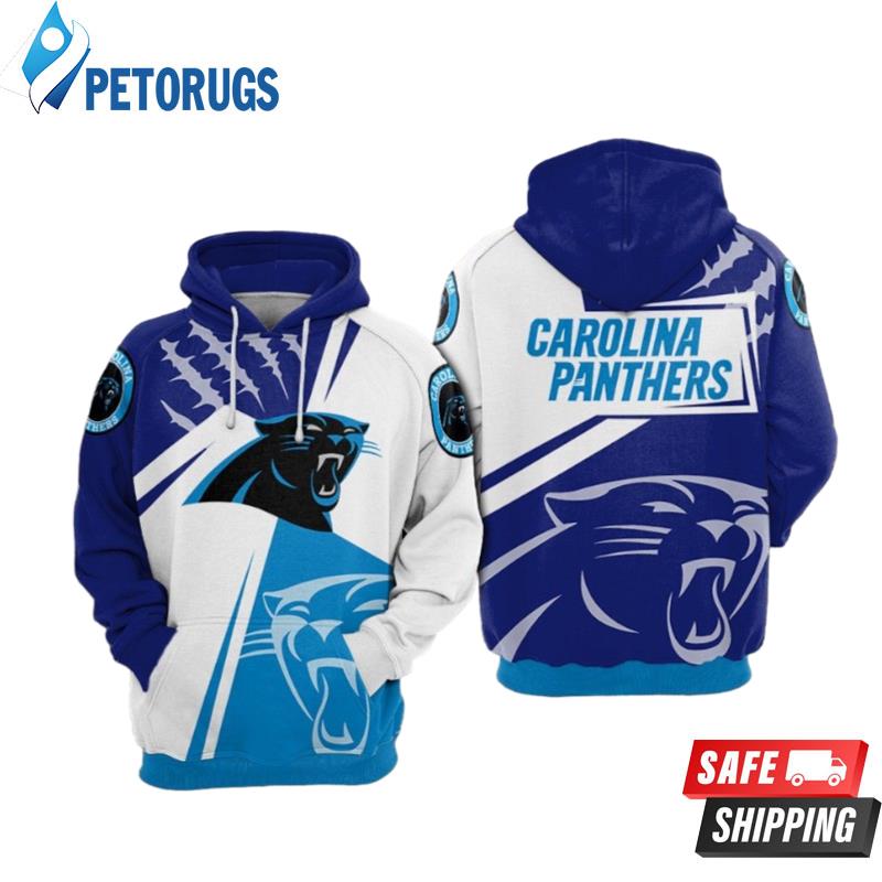 Carolina Panthers Nfl Football Blue White Carolina Panthers Carolina Panthers 3D Hoodie