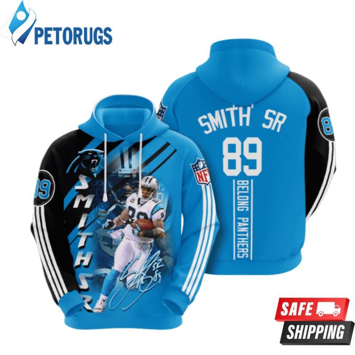 NFL Pikachu Football Sports Carolina Panthers Hoodie