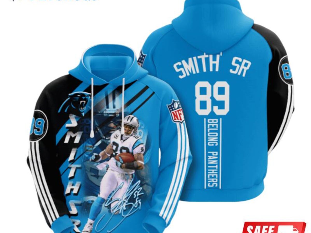 STEVE SMITH CUSTOM CAROLINA PANTHERS JERSEY