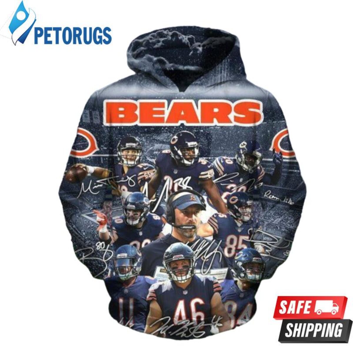 Nfl American Football Cool Chicago Bears 3D Hoodie - Peto Rugs