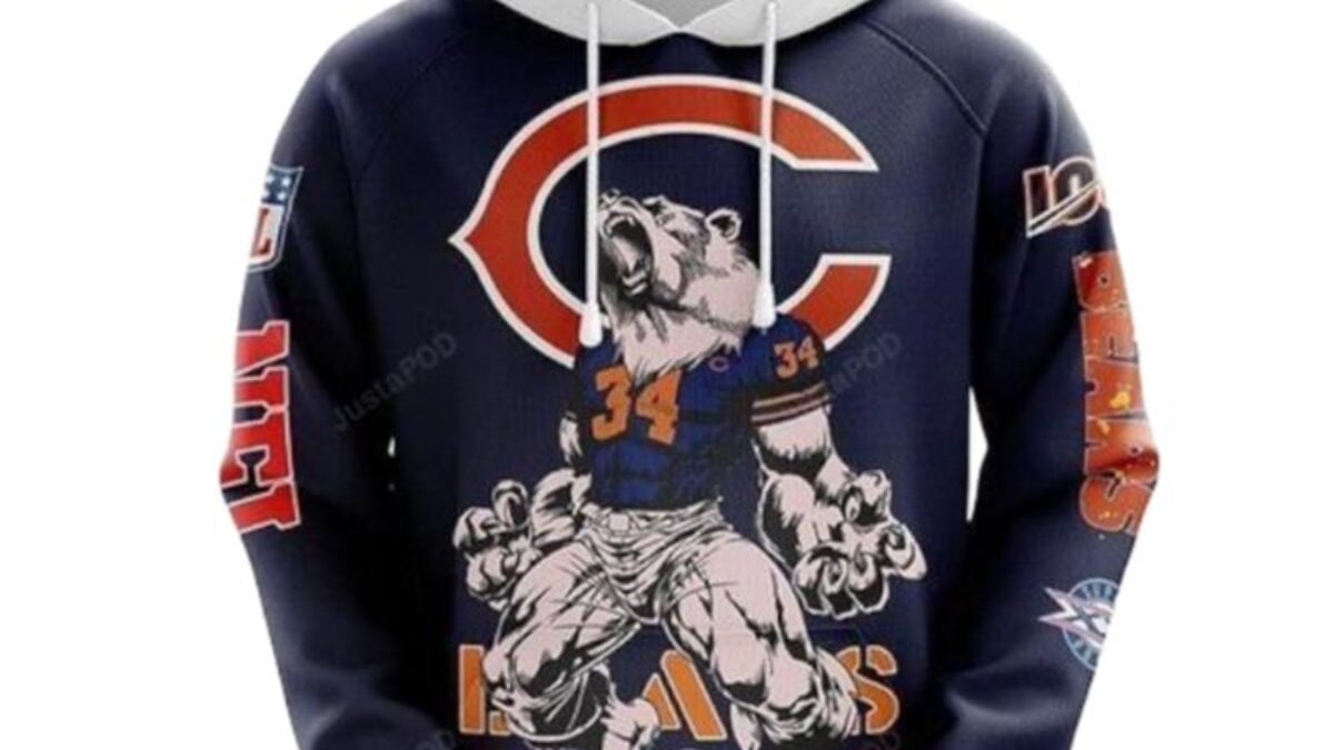 Chicago Bears Chicago Bears Nfl Chicago Bears Apparel 3D Hoodie - Peto Rugs