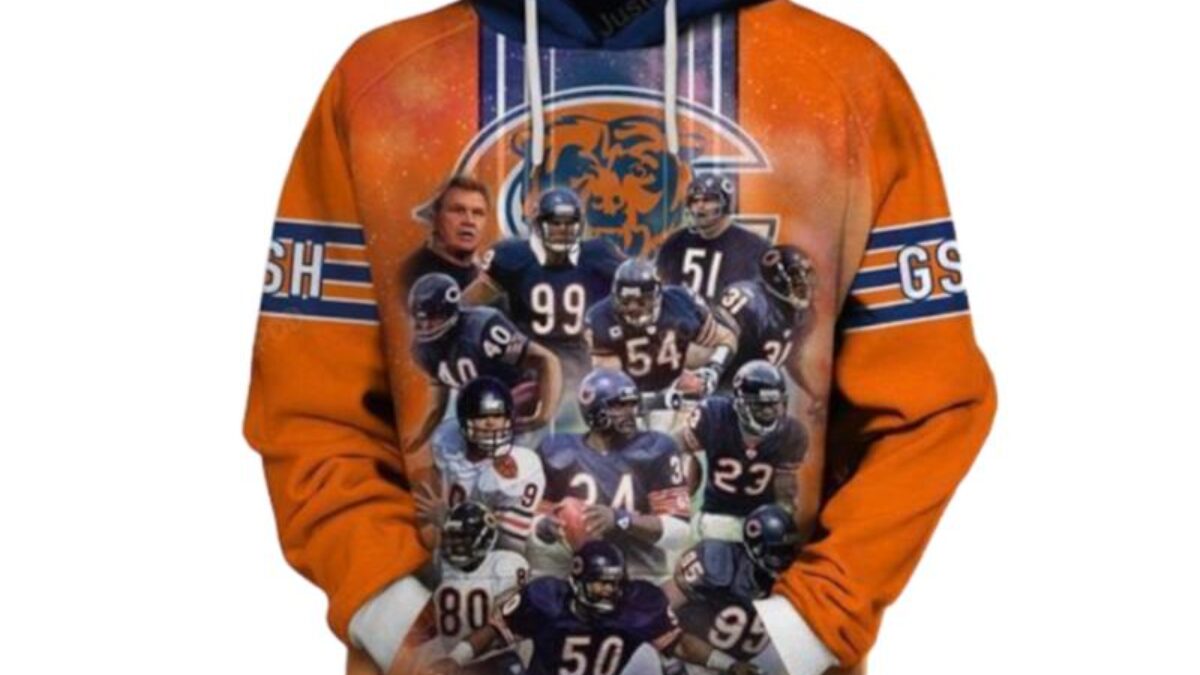 Chicago Bears Hall Of Famers Ncaa Football 3D Hoodie