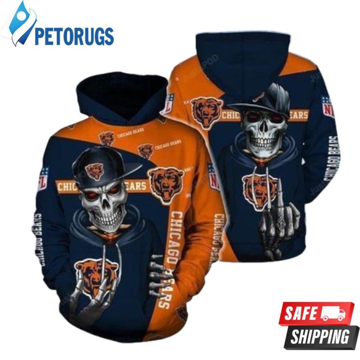 Nfl American Football Cool Chicago Bears 3D Hoodie - Peto Rugs