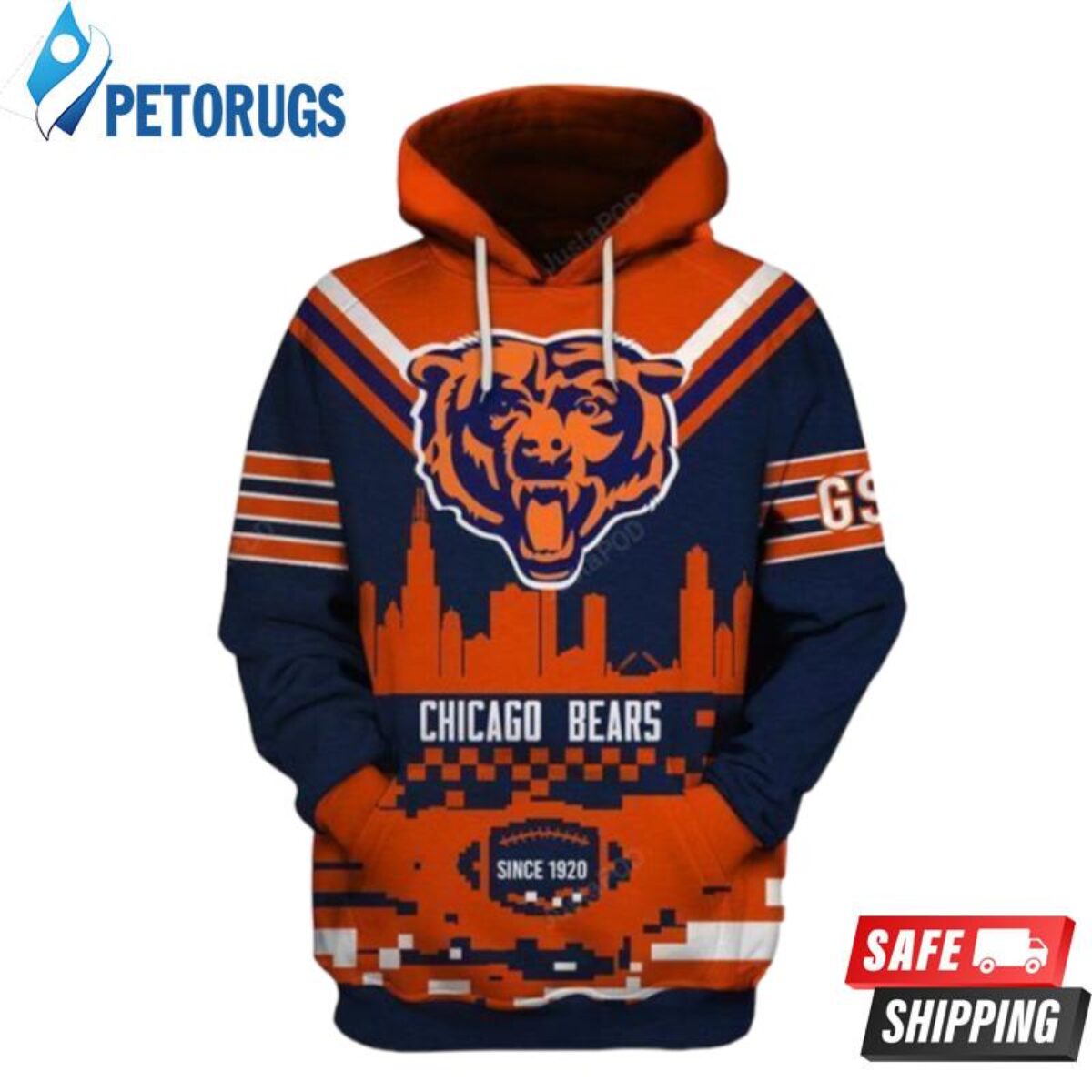 Chicago Bears Logo NFL Mens Ugly Christmas Sweater Gift For Fans