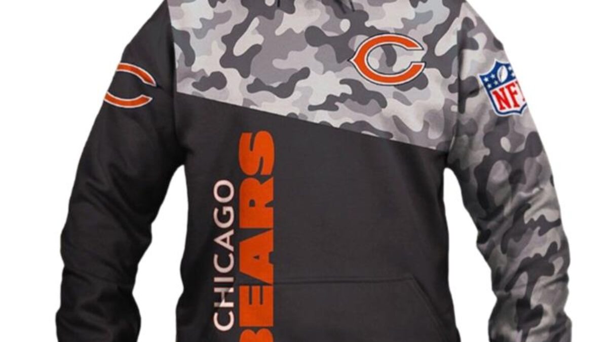 Chicago Bears Nfl Camo Chicago Bears Chicago Bears 3D Hoodie