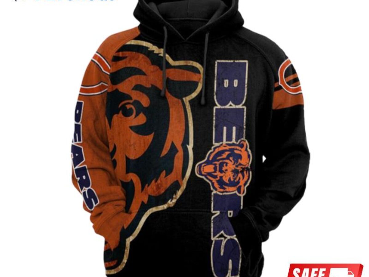 Chicago Bears Chicago Bears Nfl Chicago Bears Apparel 3D Hoodie - Peto Rugs