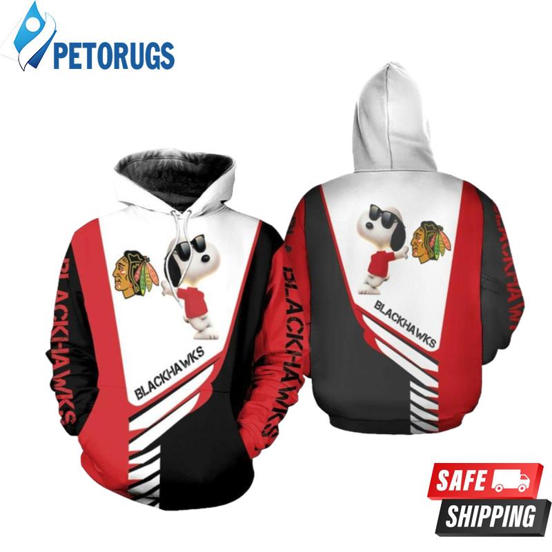 Chicago Blackhawks Snoopy For Lover T 6747 3D Hoodie